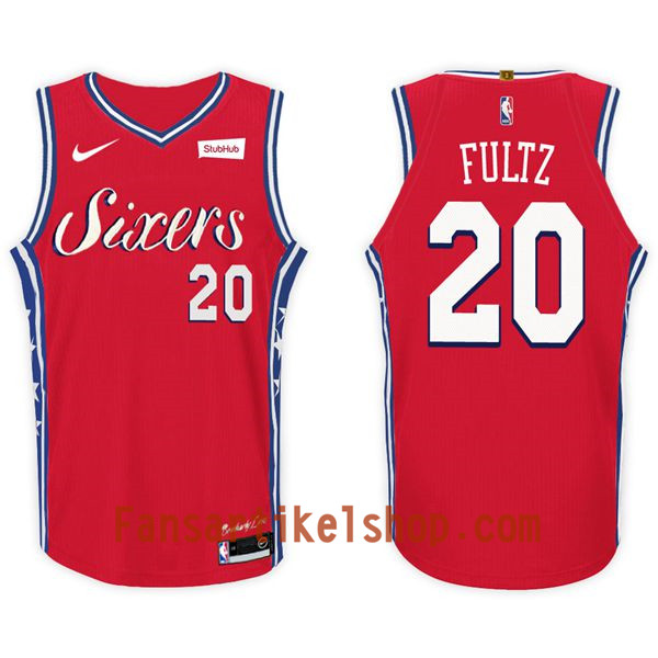 NBA Philadelphia 76ers Trikot Markelle Fultz 20 Nike 2017-18 Rot Swingman - Herren